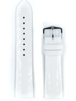 HIRSCH Uhrenarmbänder | Zubehör-Diva, weiß glänzend 01536100