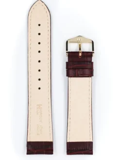 HIRSCH Uhrenarmbänder-Duke, burgunder 01028060