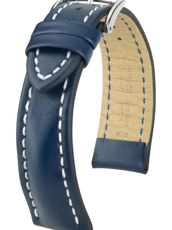 HIRSCH Uhrenarmbänder | Zubehör-Heavy Calf, blau 01475080