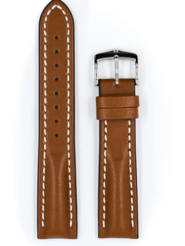 HIRSCH Uhrenarmbänder | Zubehör-Heavy Calf, goldbraun 01475070
