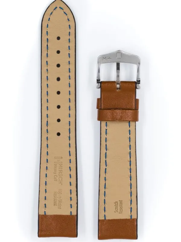 HIRSCH Uhrenarmbänder | Zubehör-Heavy Calf, goldbraun 01475070