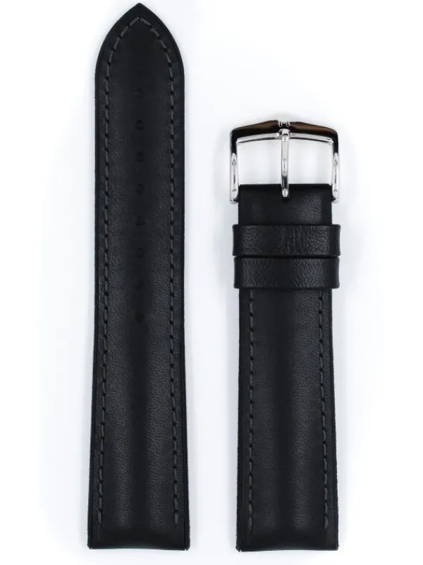 HIRSCH Uhrenarmbänder | Zubehör-James, schwarz 0925002050