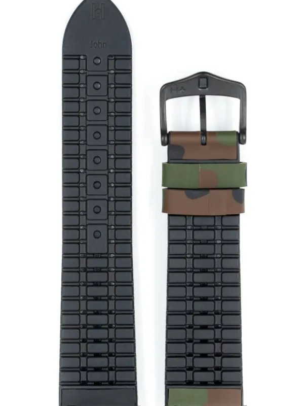 HIRSCH Uhrenarmbänder | Zubehör-John, dunkelgrün 0925088040