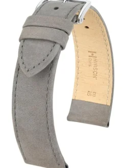 HIRSCH Uhrenarmbänder | Zubehör-Osiris Nubuk, grau 03433030