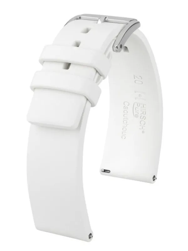 HIRSCH Uhrenarmbänder | Zubehör-Pure, weiß