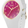 Ice Watch Damenuhren-ICE glitter - White pink - S3 022572