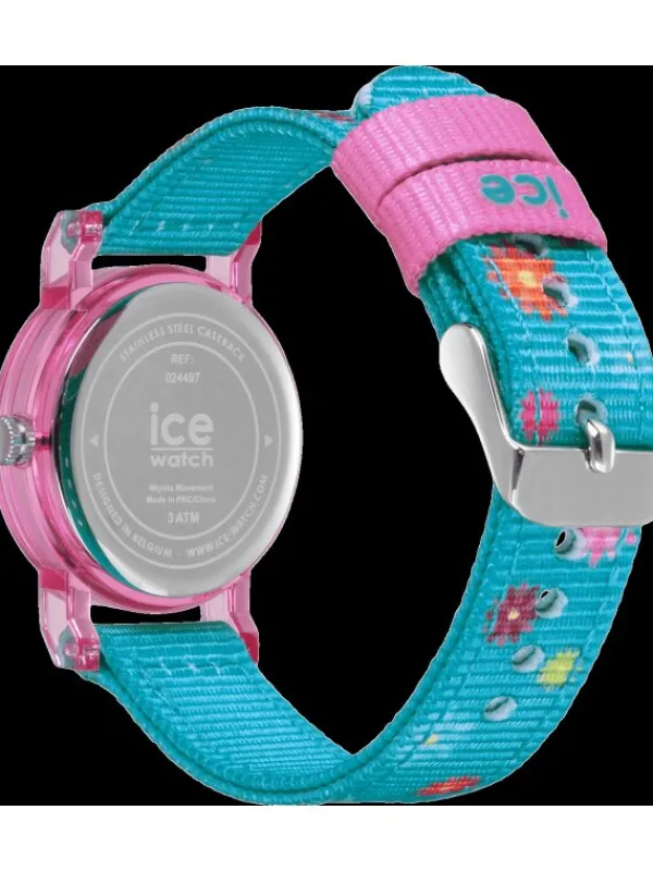 Ice Watch Kinderuhren-ICE learning - Pink flowers - XS28 - 3H 024497