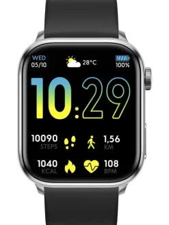 Ice Watch Herrenuhren | Damenuhren-ICE smart 2.0 - Silver - Black - 1.96 AMOLED 022536