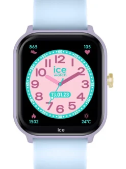 Ice Watch Kinderuhren | Smartwatches-ICE smart junior 2.0 - Purple - Soft blue - 1.75 022801