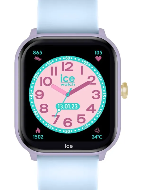 Ice Watch Kinderuhren | Smartwatches-ICE smart junior 2.0 - Purple - Soft blue - 1.75 022801