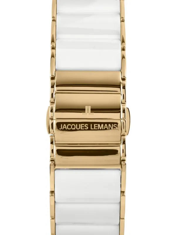Jacques Lemans Damenuhren-Dublin Ceramic 24mm w. bicolor 1-1940E