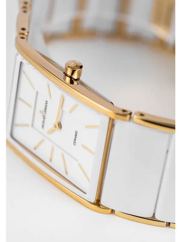 Jacques Lemans Damenuhren-Dublin Ceramic 24mm w. bicolor 1-1940E