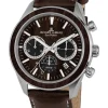 Jacques Lemans Herrenuhren-Eco Power Chrono Holz Apfelleder 1-2115C