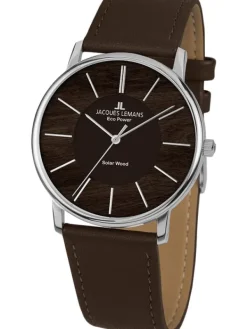 Jacques Lemans Herrenuhren-Eco Power Solar Wood 1-2105A