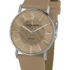 Jacques Lemans Damenuhren-Eco Power Solar Perlmutt Beige 1-2112D