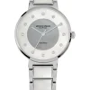 Jacques Lemans Damenuhren-Eco Power Perlmutt Weiß 1-2108B
