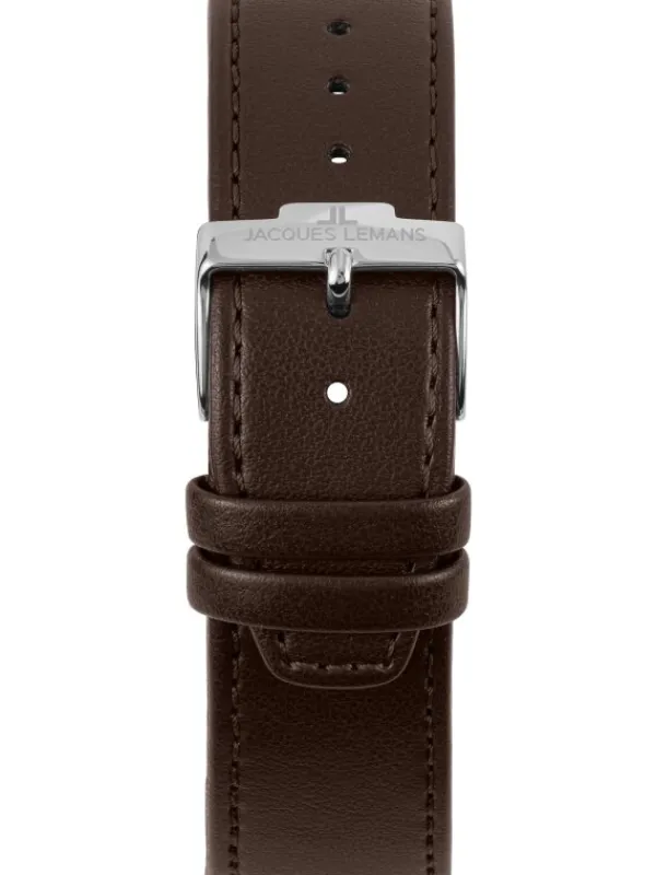 Jacques Lemans Damenuhren-Eco Power Solar Wood 1-2106A