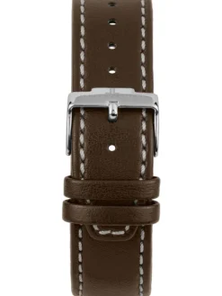 Jacques Lemans Herrenuhren-Eco Power Chrono Holz Apfelleder 1-2115B