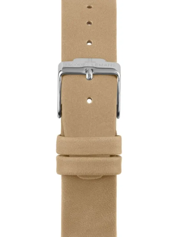 Jacques Lemans Damenuhren-Eco Power Solar Perlmutt Beige 1-2112D