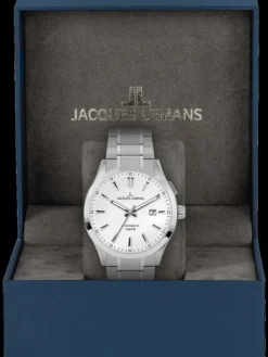 Jacques Lemans Herrenuhren-Hybromatic Silber 1-2130F