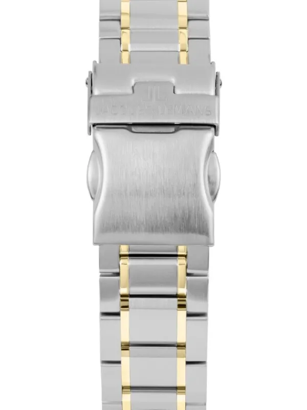 Jacques Lemans Herrenuhren-Hybromatic bicolor Strahlband 1-2131F