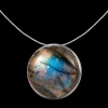 Jacques Lemans Halsketten + Collier-Kette Labradorit SE-C122B