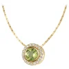 Jacques Lemans Halsketten + Collier-Kette Peridot Pave SE-C105J