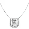 Jacques Lemans Halsketten + Collier-Kette Topas eckig SE-C104A
