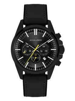 Jacques Lemans Herrenuhren-Liverpool Chrono schwarz 1-2119B