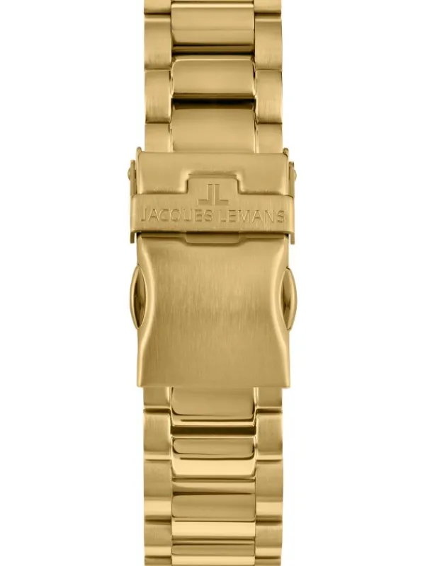 Jacques Lemans Herrenuhren-Liverpool Chrono goldf. 1-2119H