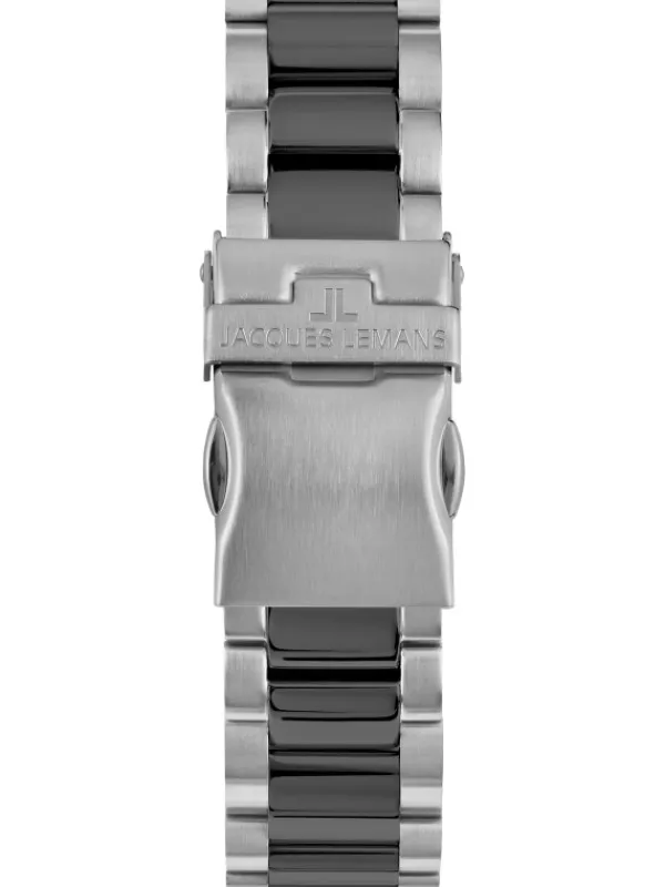 Jacques Lemans Herrenuhren-Liverpool Chrono grau 1-2119E