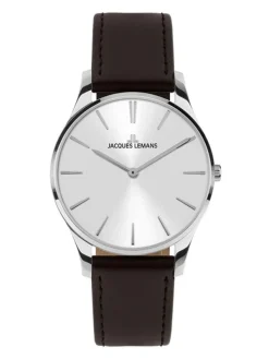 Jacques Lemans Damenuhren-London 30mm silberf. 1-2123B