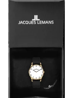 Jacques Lemans Damenuhren-London 30mm goldf. 1-2123H
