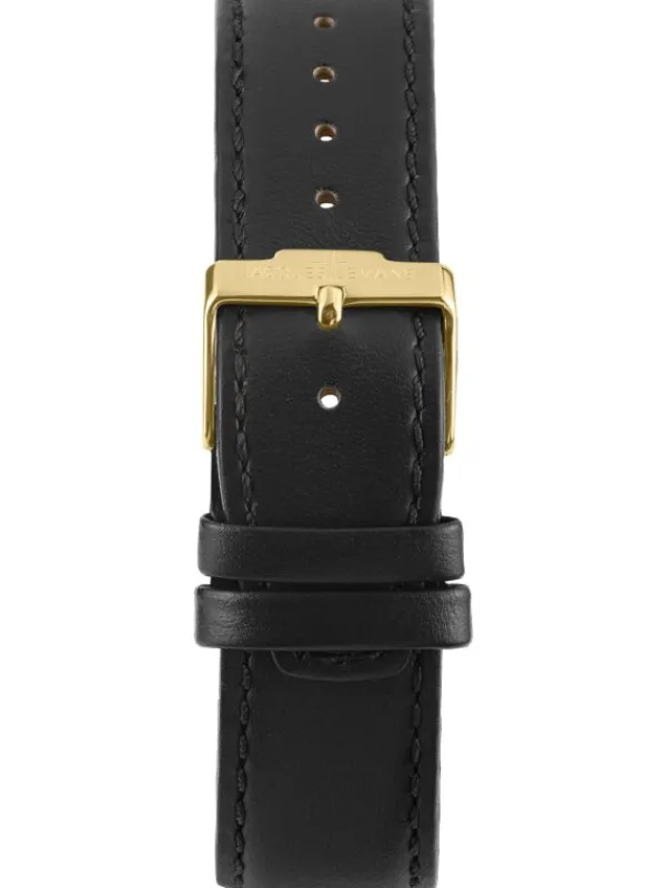 Jacques Lemans Damenuhren-London 30mm schw. goldf. 1-2123E