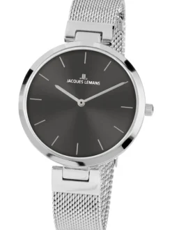 Jacques Lemans Damenuhren-Milano 34mm anthrazit 1-2110A