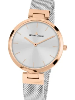 Jacques Lemans Damenuhren-Milano 34mm bicolor 1-2110K