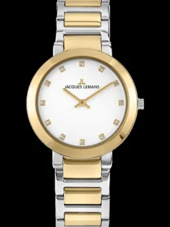 Jacques Lemans Damenuhren-Milano 32mm bicolor 1-1842.1O