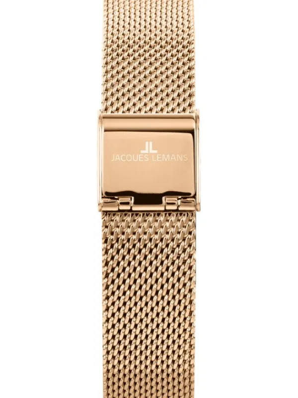 Jacques Lemans Damenuhren-Milano Perlmutt 36mm roségoldf. 1-2001H