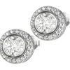 Jacques Lemans Ohrschmuck-Ohrstecker Topas Pavé SE-O105A