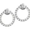 Jacques Lemans Ohrschmuck-Ohrstecker Topas Ring SE-O121A