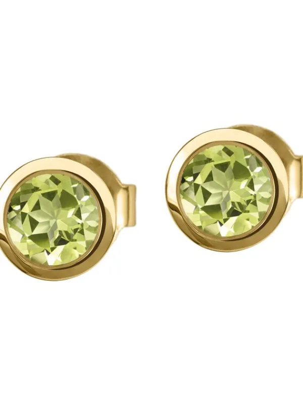 Jacques Lemans Ohrschmuck-Ohrstecker Peridot SE-O101G