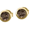 Jacques Lemans Ohrschmuck-Ohrstecker Rauchquarz SE-O101J