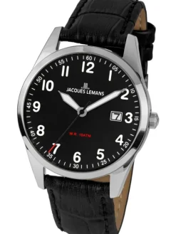 Jacques Lemans Herrenuhren-Vienna 40mm schw. 1-2002A