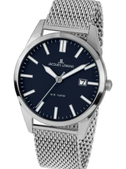 Jacques Lemans Herrenuhren-Vienna 40mm Blau 1-2002M