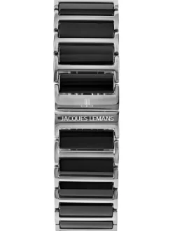 Jacques Lemans Damenuhren-York Ceramic schwarz 20mm 1-1651A