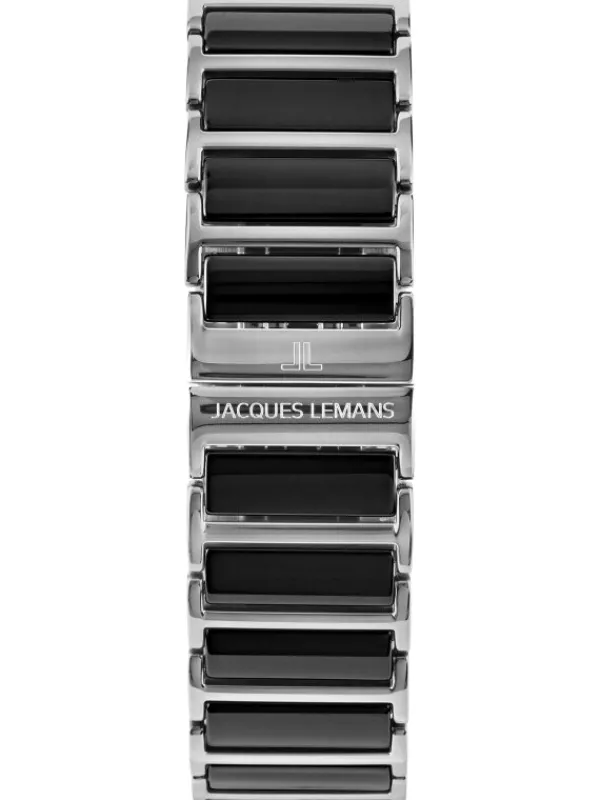 Jacques Lemans Damenuhren-York Ceramic schwarz 20mm 1-1651A
