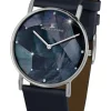 Jacques Lemans Damenuhren-York Perlmutt Blau 1-2050F