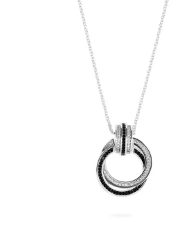 JETTE Halsketten + Collier-CIAO BELLA Halskette Silber schw. S.88601645NL