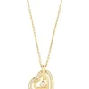 JETTE Halsketten + Collier-HEARTS Halskette Zirkonia vergoldet S.88601301NL