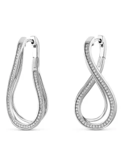 JETTE Ohrschmuck-INFINITY Creolen Silber gedreht S.88336097NL